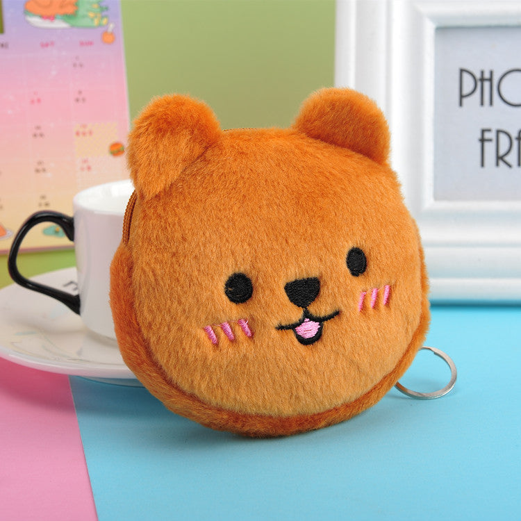 Wholesale Small Bear Plush Wallet